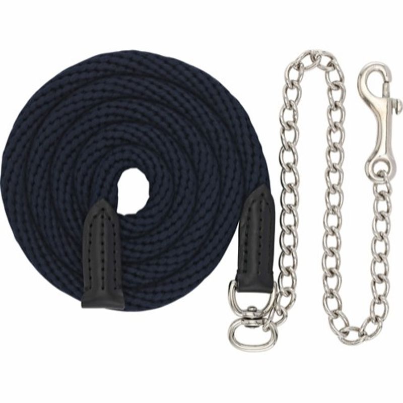 Leietau med kjetting flettet  navy