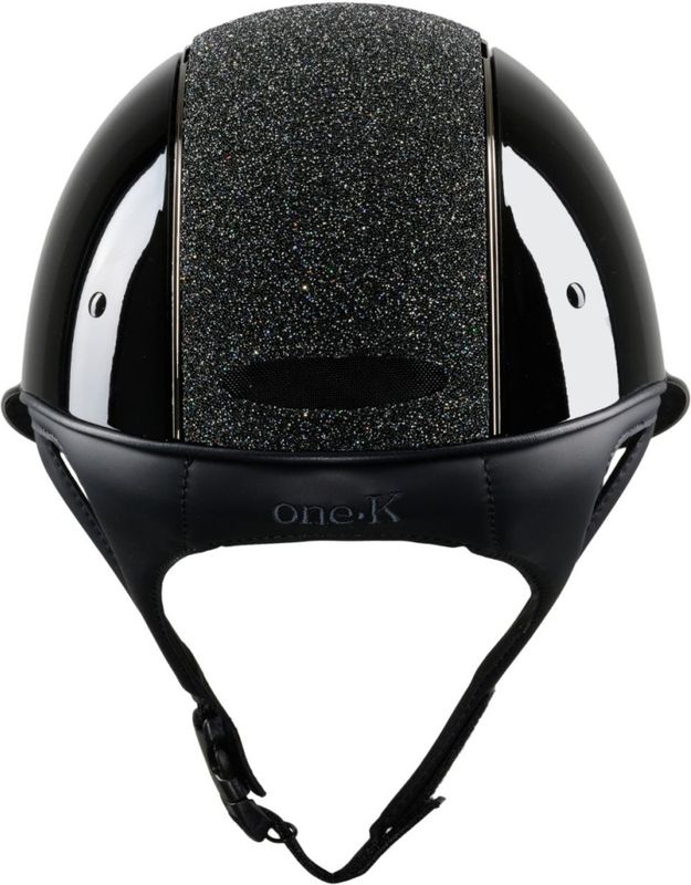 One K Avancé-ridehjelm - Glitter top og front