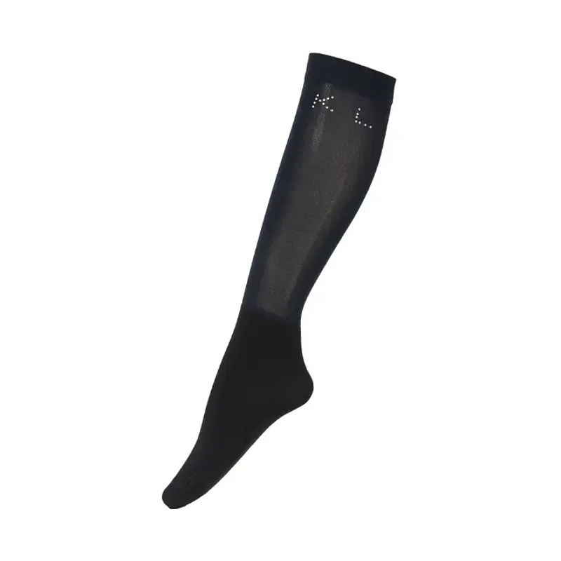 KL DALARY CRYSTALS SHOW SOCK 2PK